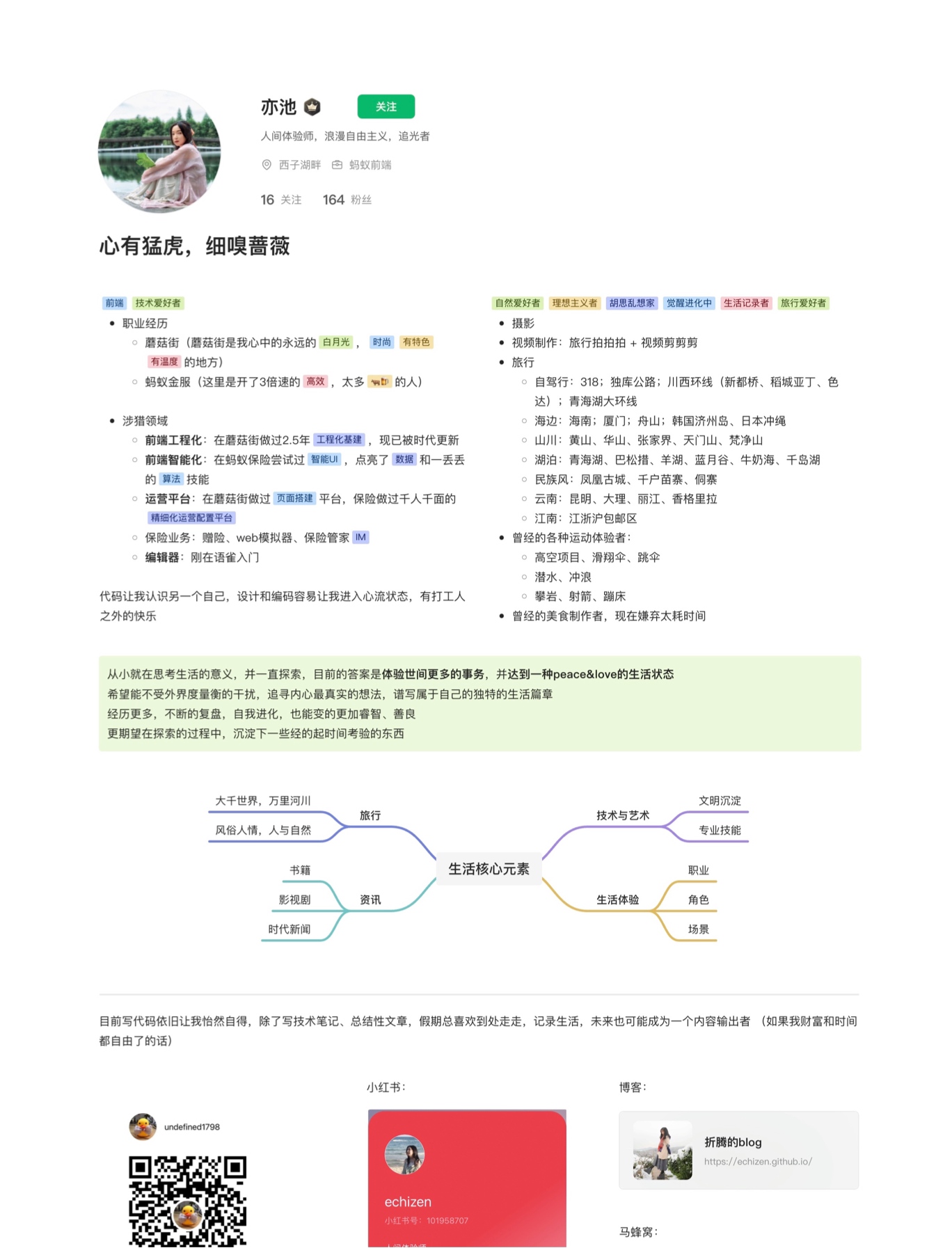语雀笔记与文档界面
